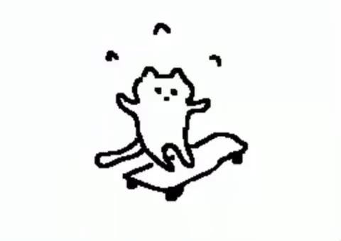 a gif of a small white dog typing on a laptop. occasionally it turns to look at the viewer. line sticker from the maltese puppy series